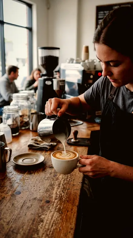 Iron Pan applied to The pour, under the lamp