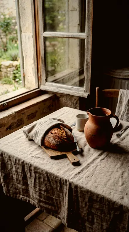 Iron Pan applied to Supper, on slate