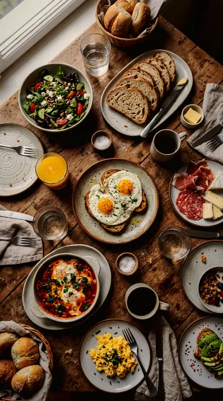 Graded with Dark Plate + Cocktail Bar Night: The table, service dimmed