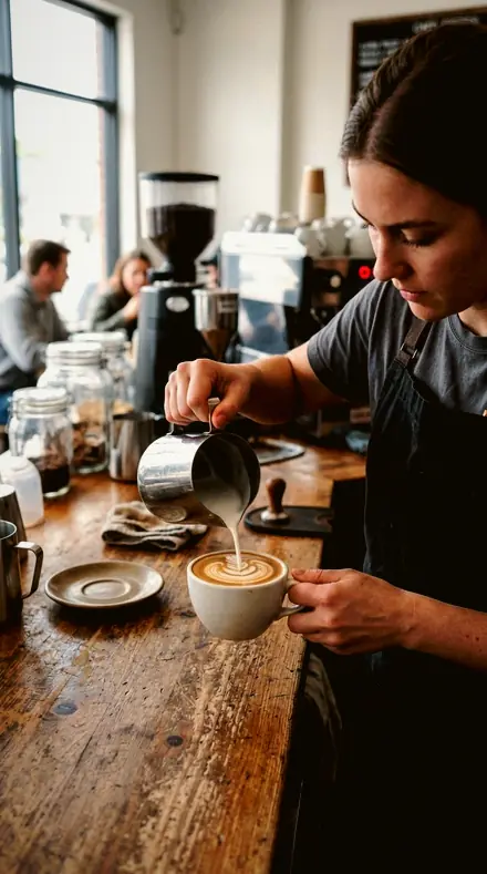 Black Skillet applied to The pour, under the lamp