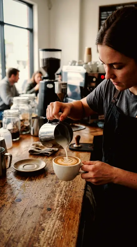 Black Stone applied to The pour, under the lamp