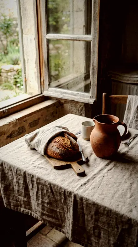 Dim Service applied to Supper, on slate