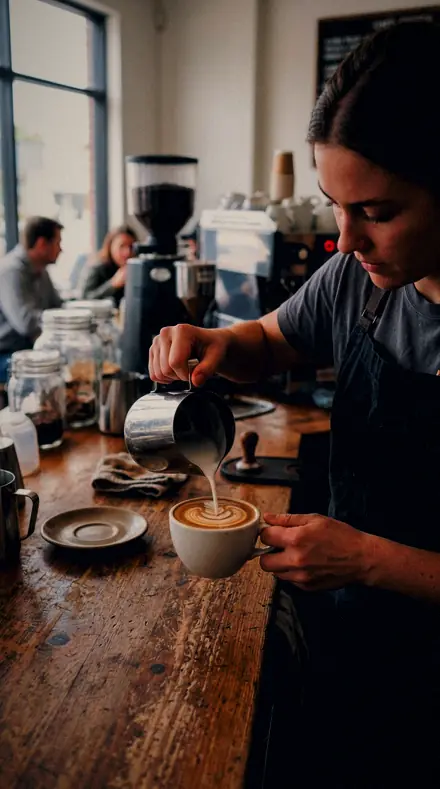 Back Bar applied to The pour, under the lamp